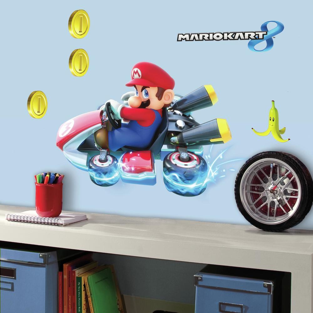 Nintendo Mario Kart 8 Peel And Stick Giant Wall Decals Peel And Stick Decals The Mural Store 3888